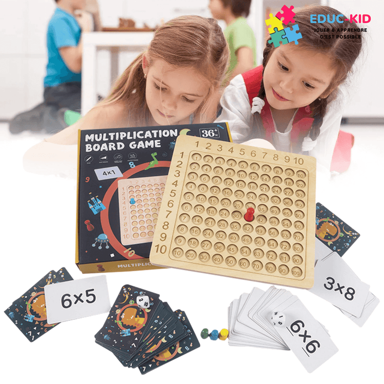 Jouets éducatifs pour enfants d'âge préscolaire, jeu de Multiplication des  mots, apprentissage de l'anglais